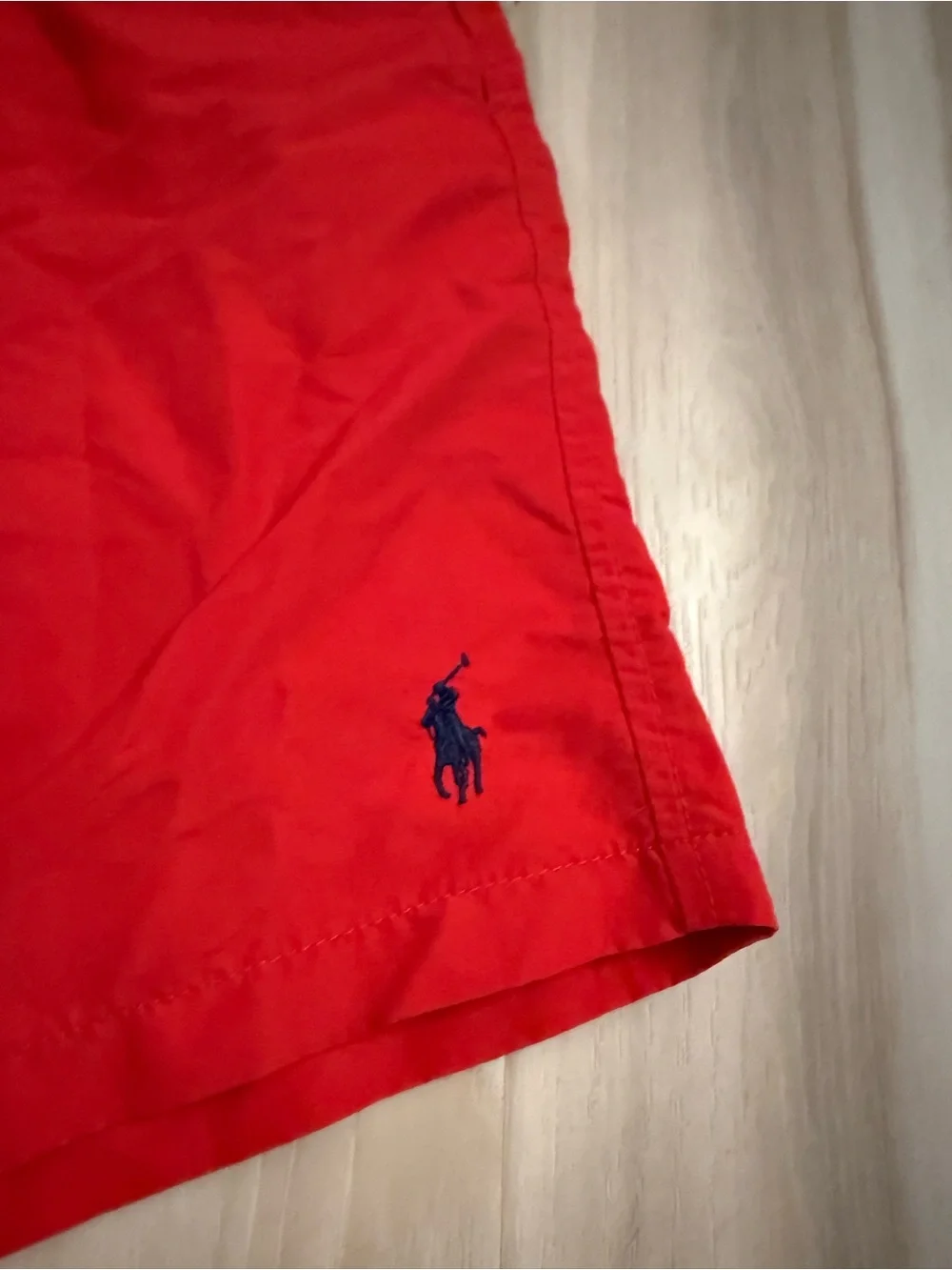 Polo by Ralph Lauren Navy Swim Shorts with Red Trim